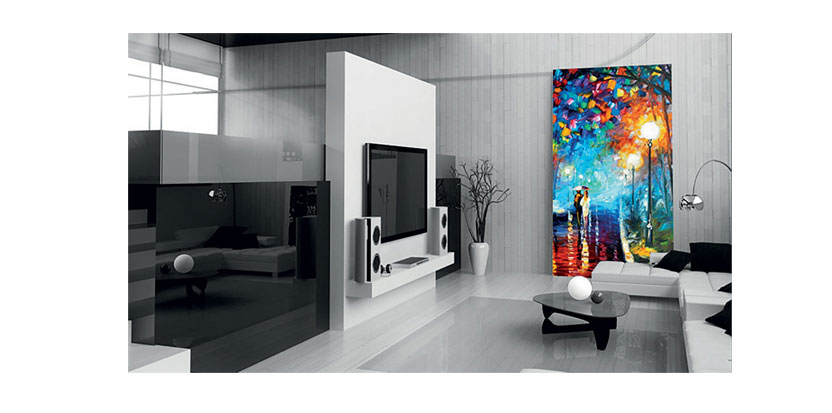 Cadre mural décoratif avec visuel personnalisé pour entreprises et bureaux à Montréal