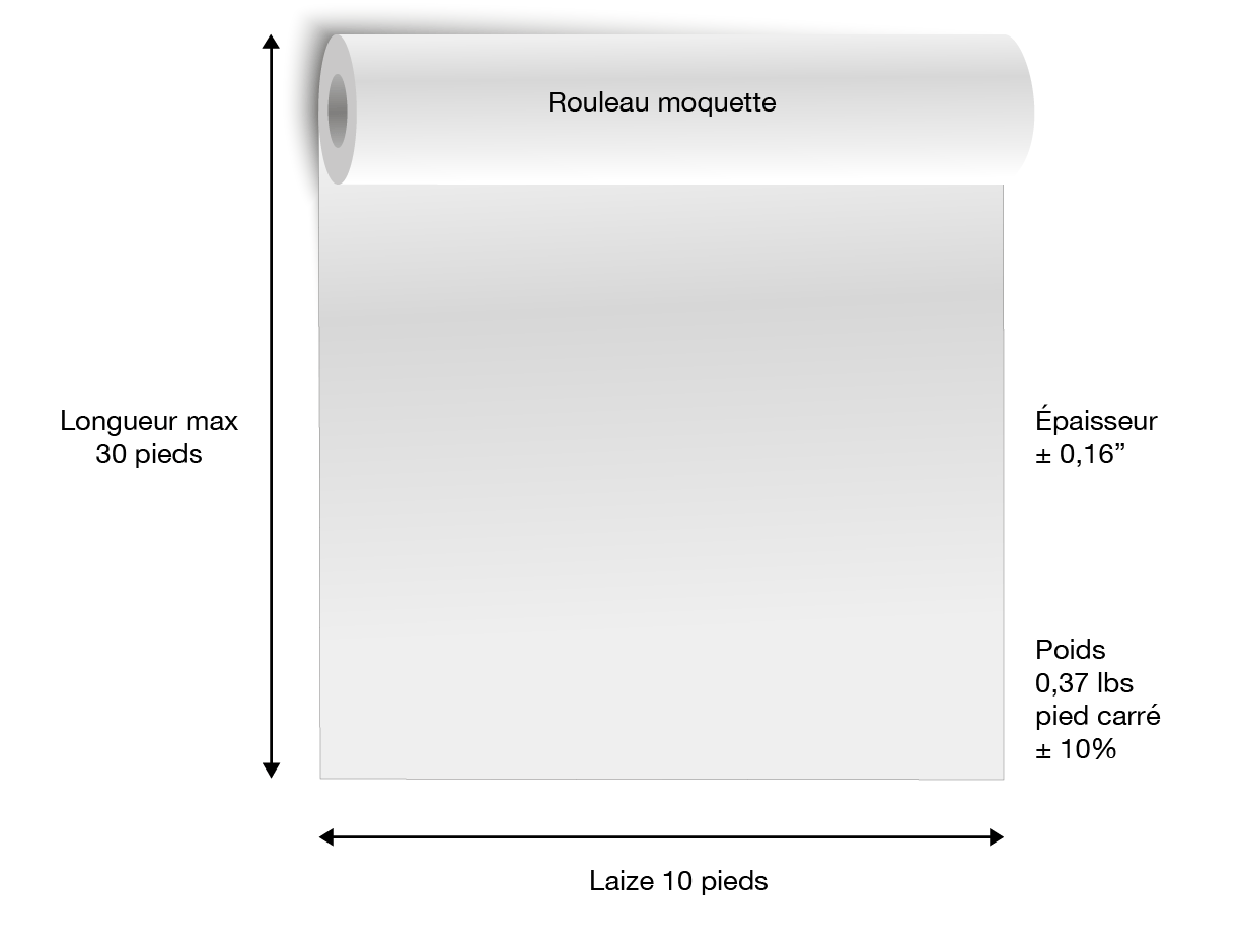 Guide des formats de moquette personnalisée pour stands d’exposition et commerces au Québec