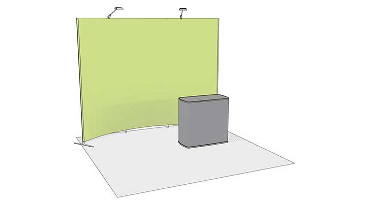 contour courbe 10x8
