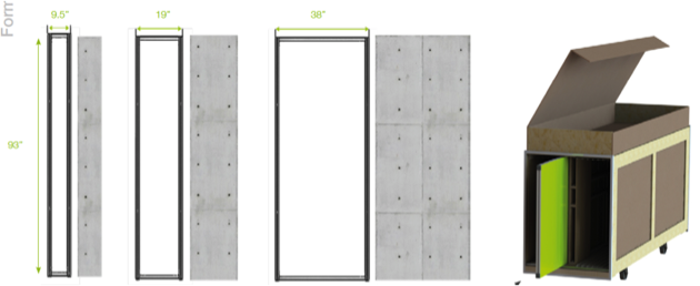 Panneaux H-Line de kiosques modulaires panoramic, Montréal Québec