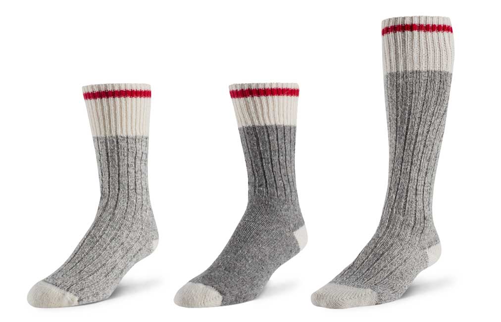 Bas chaussette laine tissée — Custom wool knitted sock — Terrebonne, Laval, Montréal, Québec.