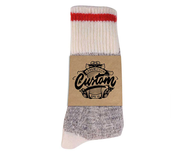 Bas chaussette laine tissée — Custom wool knitted sock — Terrebonne, Laval, Montréal, Québec.