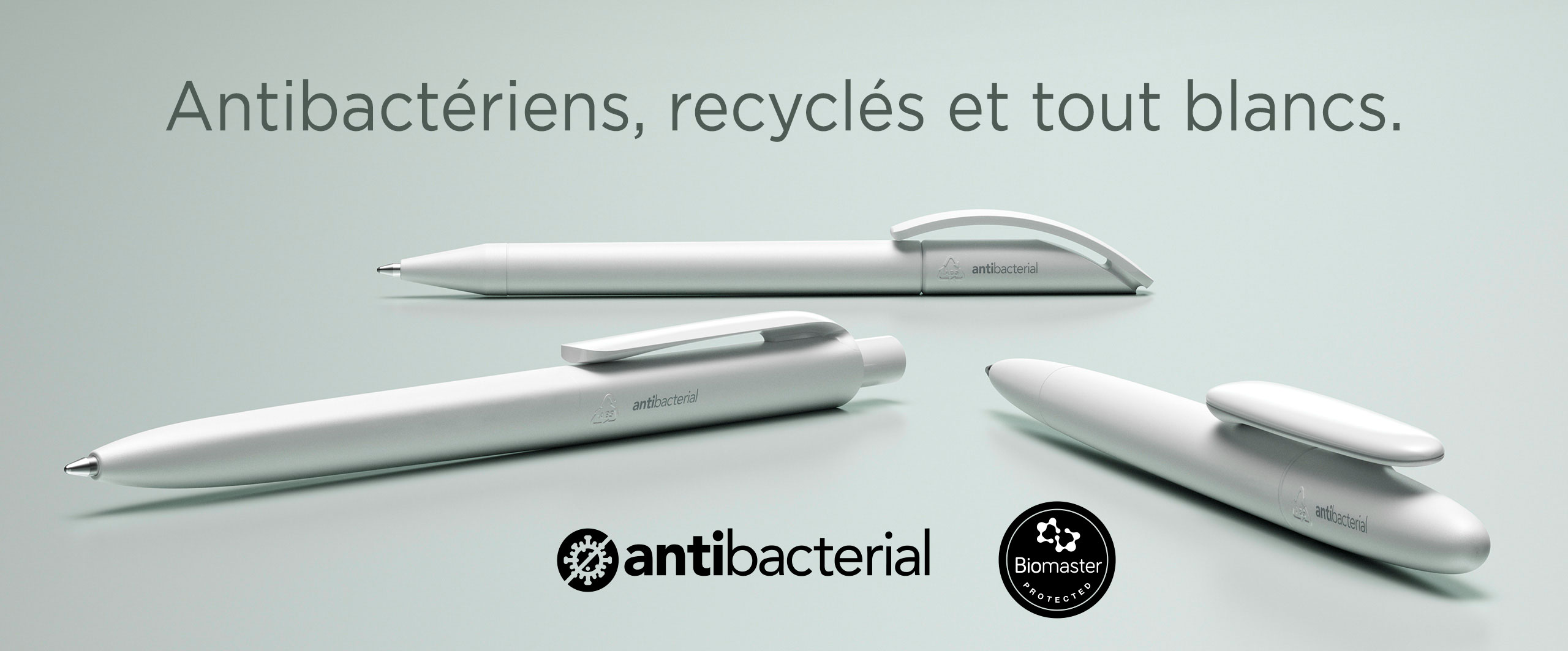 Stylos Prodir antibactériens personnalisés — Terrebonne, Laval, Montréal, Québec.