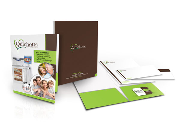 Impression pochette corporative à Terrebonne et Montréal