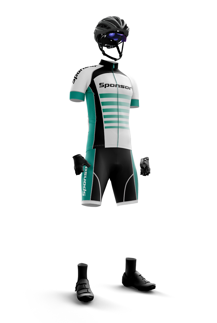 Ensemble de cyclisme personnalisé en sublimation — Montréal, Québec