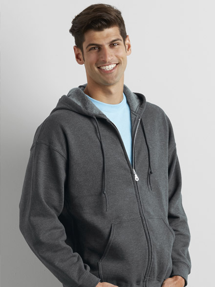Impression sur kangourou «Hoodie» Gildan 18600 à Montréal